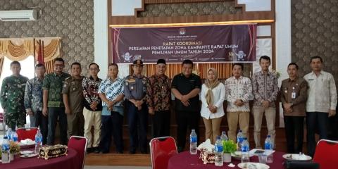 Rapat Persiapan Penentuan Zona Kampanye, Kamis (18 Januari 2024). Doc. Humas Bawaslu